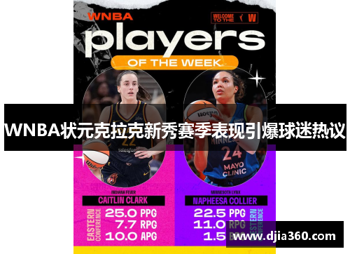 WNBA状元克拉克新秀赛季表现引爆球迷热议